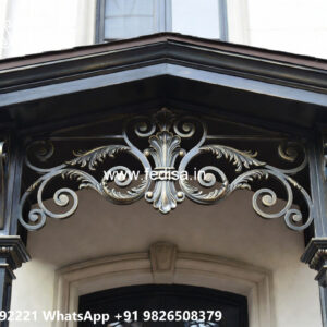 Stylish Modern House Elevation Iron Framework No-0127