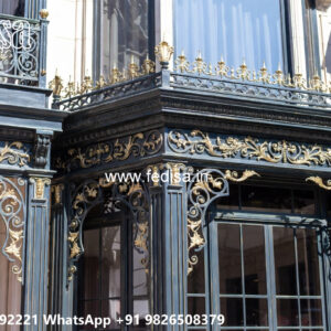 Decorative Iron Exterior House Elevation Ideas No-0133