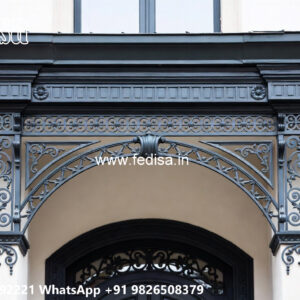 House Elevation Iron Design with Elegant Exterior Panels No-0141
