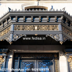 Decorative House Elevation Iron Feature Concepts No-0153