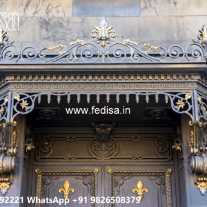 House Elevation Iron Design with Elegant Structural Finish No-0155