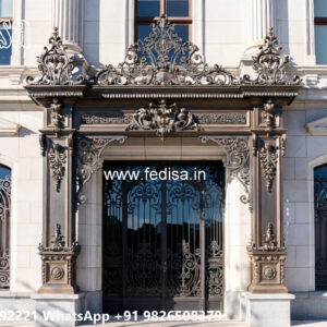 Luxury House Elevation Iron Structural Design No-0168