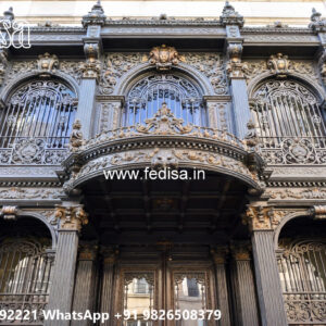 Decorative Iron Front House Elevation Inspirations No-0170