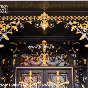 Stylish House Elevation Iron Feature Panels No-0173