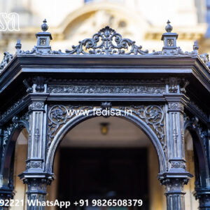 Decorative Exterior Iron Work for House Elevation No-0177