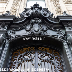 Stylish House Elevation Iron Geometric Concepts No-0180
