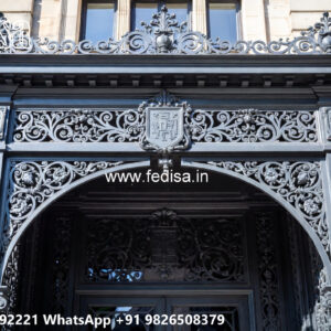 Decorative House Elevation Iron Balcony Concepts No-0192