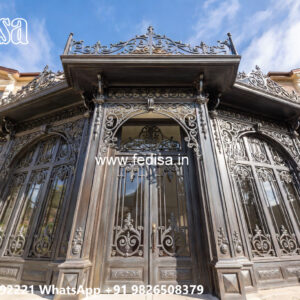 Decorative Iron Facade Design for Modern Homes No-0205