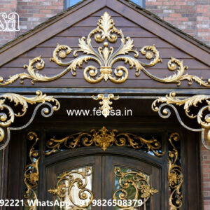 Attractive Exterior Iron Design for House Elevation No-0210
