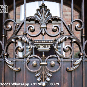 Decorative Iron Balcony Design for House Elevation No-0220