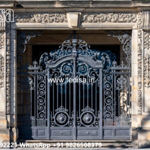 House Elevation Iron Design with Artistic Decorative Style No-0223