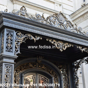 Contemporary Iron Elevation Concepts for Luxury Villas No. 0238