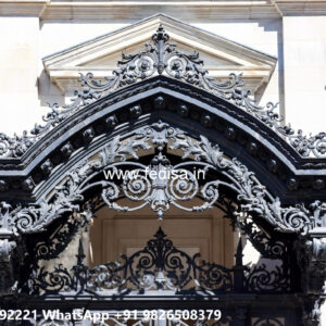Contemporary House Exterior Iron Art Concepts No-0246