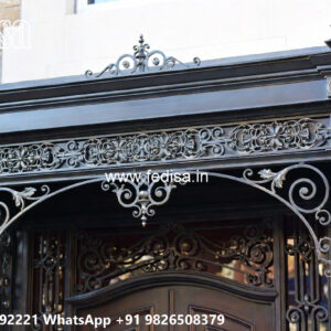 Stylish Iron House Elevation with Modern Appeal No-0247