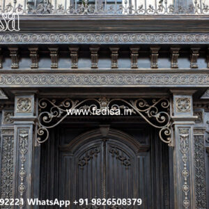Stylish House Front Iron Decorative Ideas No-0257