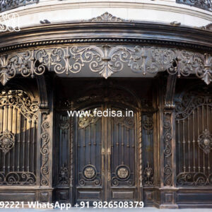 Modern House Elevation Iron Architectural Beauty No-0262