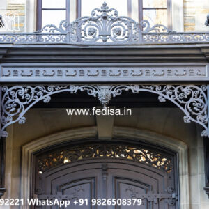 Premium Iron Wall Design for Modern House Front No-0265