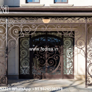 House Elevation Iron Design with Stylish Exterior Cladding No-0275