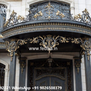 Luxury House Elevation Iron Decorative Roofing No-0277