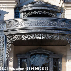 Elegant House Front Iron Feature Panels No-0283