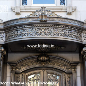 House Elevation Iron Design with Elegant Decorative Cladding No-0291
