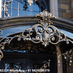 Elegant House Exterior Iron Mesh Inspirations No-0296
