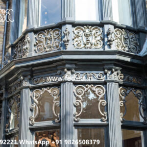 Stylish Iron Exterior House Front Concepts No-0302