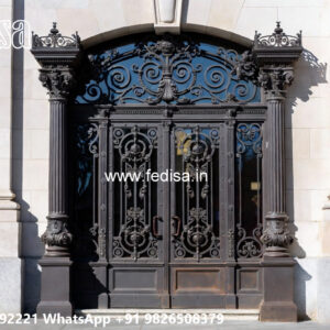 House Elevation Iron Design with Stylish Front Elegance No-0321