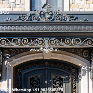 House Elevation Iron Design with Artistic Luxury Appeal No-0330