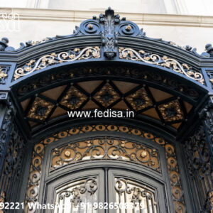 Decorative House Front Iron Structural Ideas No-0339