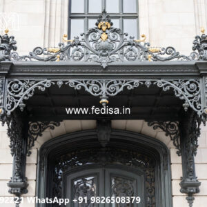 Attractive Iron Exterior Wall House Design No-0342