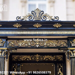 Modern Iron Exterior House Elevation Beauty No-0346