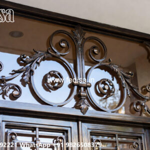 Elegant Decorative Iron Exterior House Design No-0353