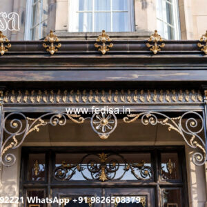 Luxury House Front Iron Art Inspirations No-0368