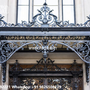 Attractive House Front Iron Exterior Ideas No-0372
