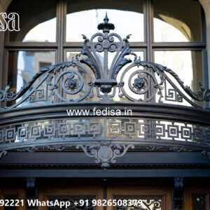 Modern Decorative Iron House Front Design No-0380