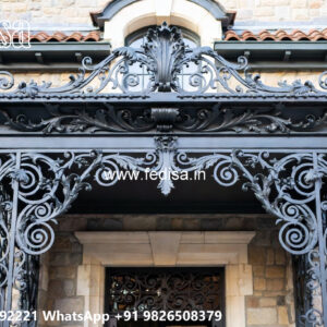 Stylish Iron Balcony House Exterior Inspirations No-0383