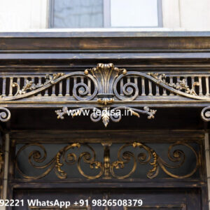 Luxury House Elevation Iron Decorative Framework No-0384