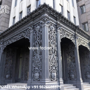 Attractive House Exterior Iron Wall Design No. 0408