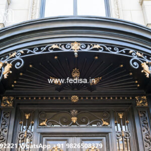 Decorative Iron Roof Design for House Exterior No-0411