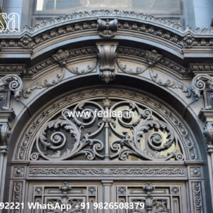 Luxury House Front Iron Panel Inspirations No-0421