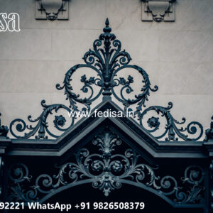 Modern House Exterior Iron Geometric Inspirations No-0425
