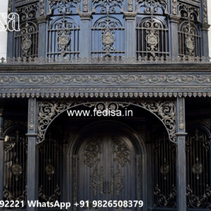House Elevation Iron Design with Luxury Artistic Appeal No-0429