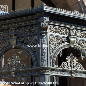 Elegant House Front Iron Structural Inspirations No-0434