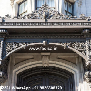 Luxury House Front Iron Wall Patterns No-0437