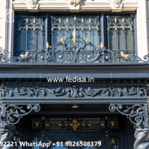 House Elevation Iron Design with Elegant Artistic Structure No-0441