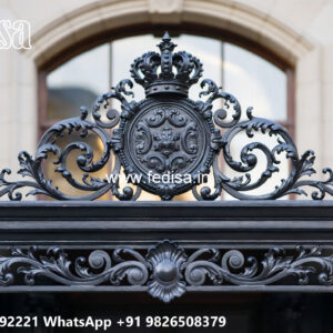 Stylish House Front Iron Decorative Framework No-0451