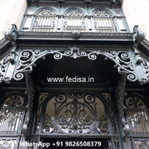 Modern Decorative Iron House Front Ideas No-0472