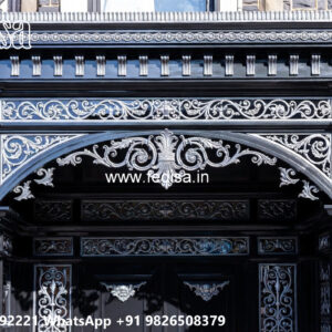 Decorative Exterior Iron House Elevation Patterns No-0475