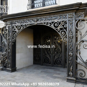 Modern House Elevation Iron Structural Inspirations No-0479